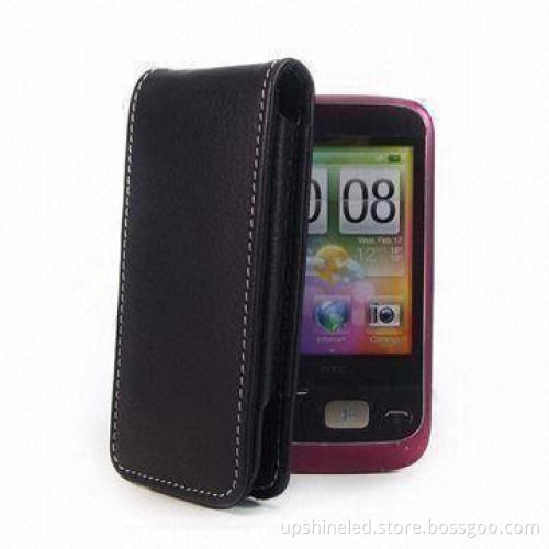 Mobile Phone Leather Case with Perfect Invisible Magnetic Closure, Easy to Carry